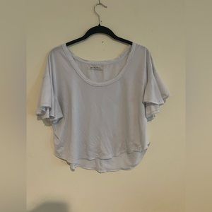Free people ruffle sleeve top